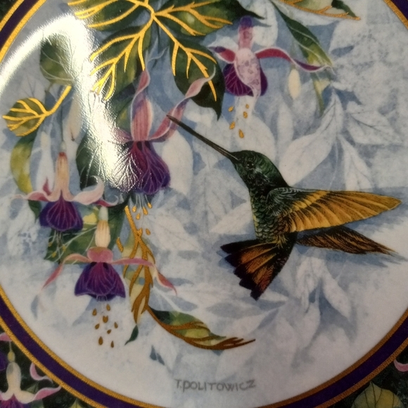 FRANKLIN Mint Heirloom Plate LTD Theresa Politowicz H. Berylline Rivoli #mc9367 - Picture 3 of 4